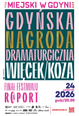 Gala 19. edycji Gdyńskiej Nagrody Dramaturgicznej z udziałem  Kuby Więcka i Kozy